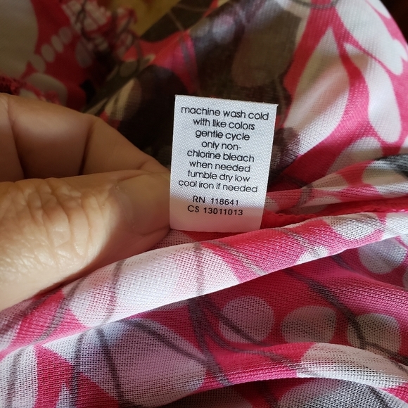 New Lane Bryant Sheer Floral Top - Picture 8 of 8